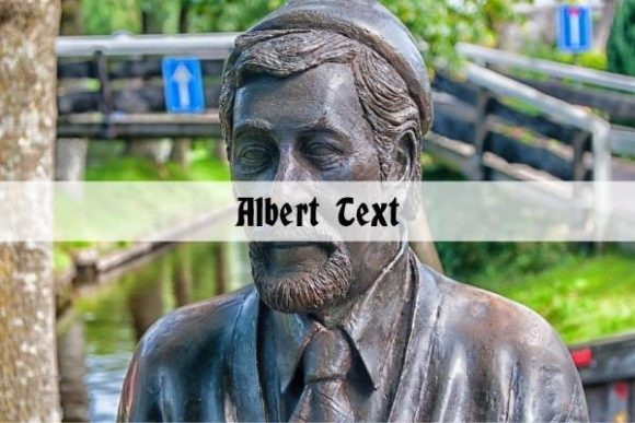 Albert Text: The Elegant Display Typeface for Editorial Design