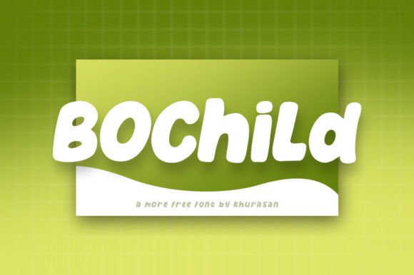 Bochild: A Modern Display Font for Editorial Elegance