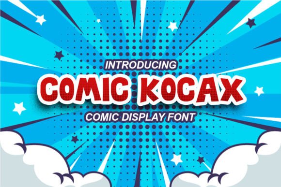 Comic Kocax: A Playful Display Font for Fun Branding