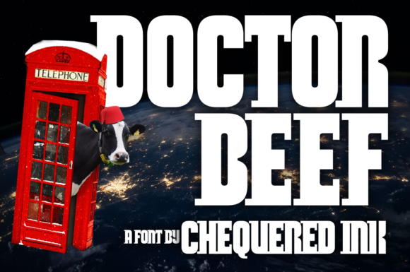 Doctor Beef: A Modern Display Typeface for Editorial Design