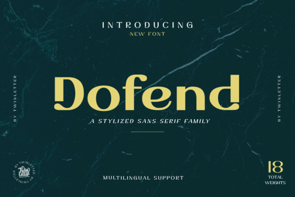 Dofend Typeface: The Modern Font for Clearer Campaigns