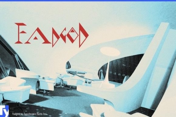 Fadgod: The Triangular Display Font for Bold Business Branding