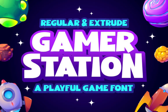 Gamer Station Font for Web Design