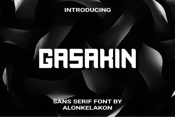 Gasakin: A Bold Display Font for Eye-Catching Campaigns