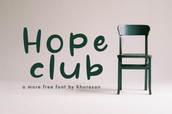 Hope Club: A Modern Display Typeface for Editorial Design