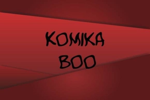 Komika Boo: The Playful Typeface for Scroll-Stopping Campaigns