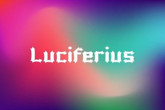Luciferius: A Designer's Verdict on This Free Display Typeface