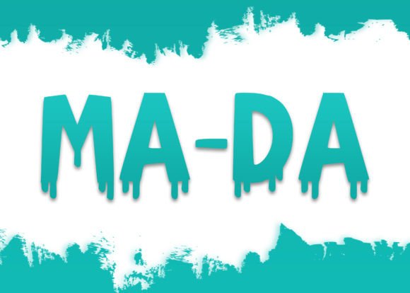 Ma-da: A Spooky Display Font for Digital Marketing