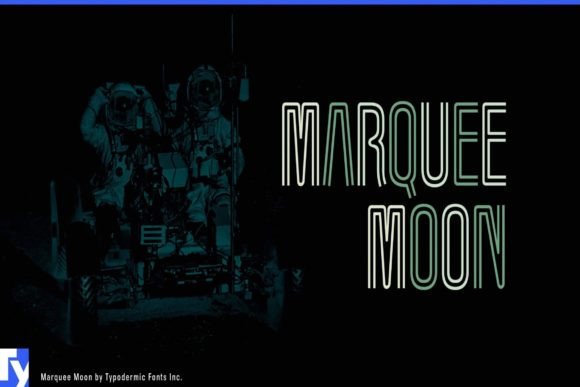 Marquee Moon: A Modern Display Typeface for Web Design