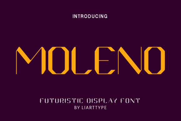 Moleno: The Bold Display Typeface for Futuristic Campaigns