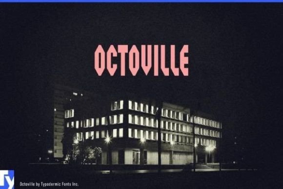 Octoville: A Modern Display Typeface for Digital Brands