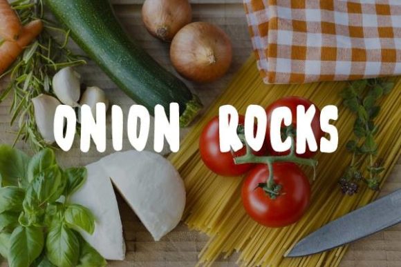 Onion Rocks: A Playful Typeface for Modern Editorial Design