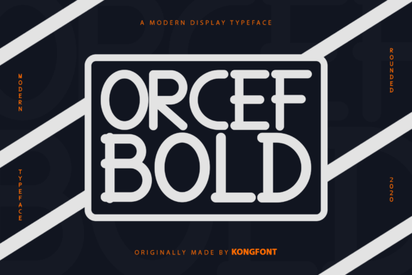 Orcef: The Modern Display Typeface for Handmade Brands