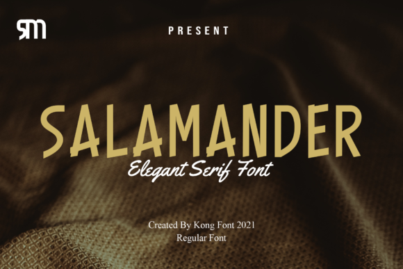 Salamander: A Modern Display Typeface for Editorial Design