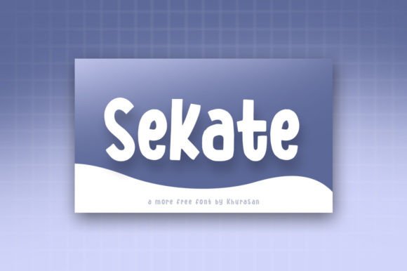 Sekate: A Modern Font for Handmade Creations