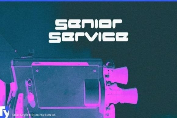 Senior Service: The Industrial Typeface That Elevates Digital Branding