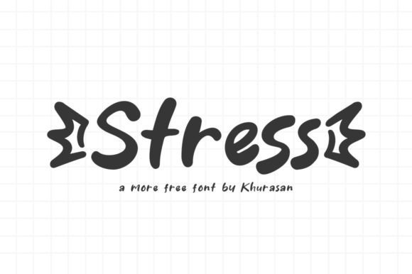 Stress: A Modern Display Typeface for Editorial Design
