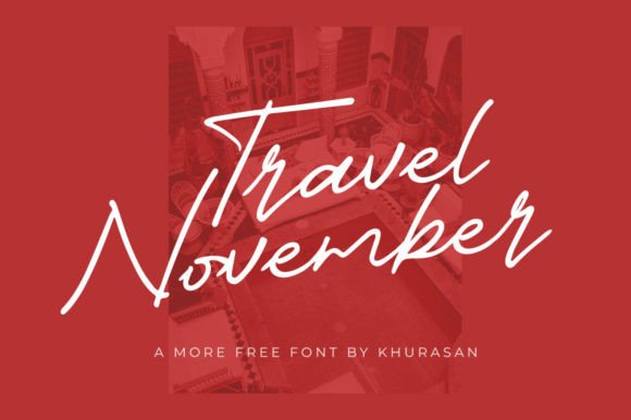 Travel November Font for Web Design Projects