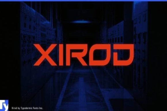 Xirod: A Square Sci-Fi Techno Typeface for Bold Branding
